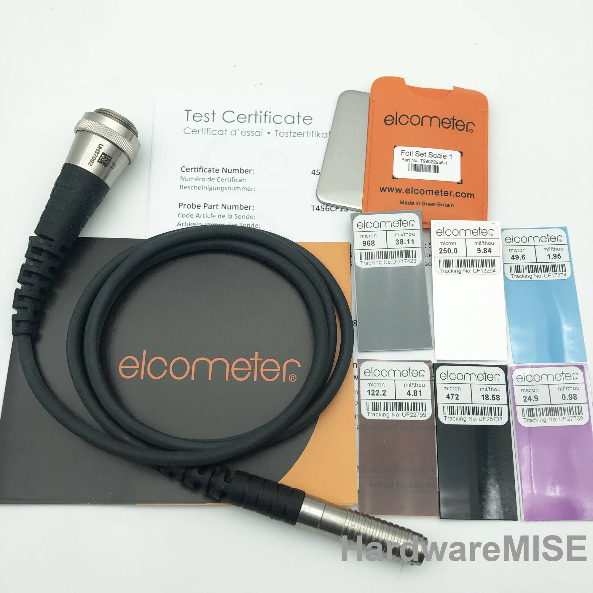 Elcometer 456 T456CF1S T456CFNF1S F1 Standard Probe 0-1500um/0-60mils